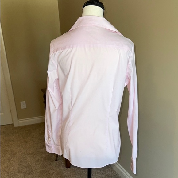 Denver Hayes Shirt Blouse Pink Button Down Long Sleeved Country Western Farmwear - Picture 5 of 12